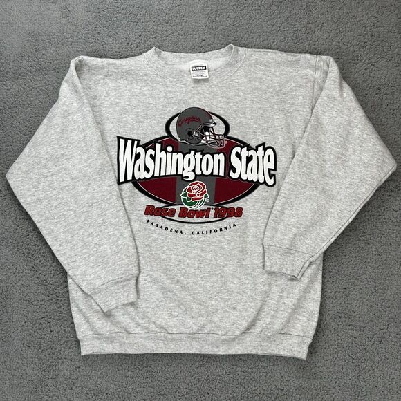 Vintage 90s Washington State University Sweatshirt Crewneck WSU Rose Bowl ‘98 XL - Picture 1 of 9
